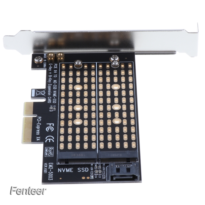 [FENTEER] M.2 NVME to PCI-E 3.0 X4 SSD Adapter Converter M-Key Extention Card