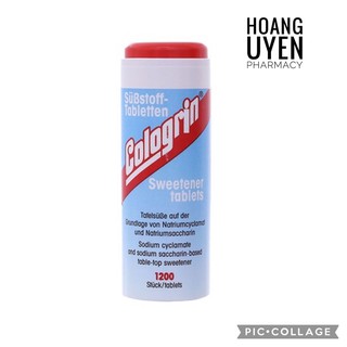 Đường ăn kiêng Cologrin Đức - Chai 1200 viên