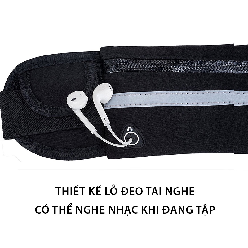 Túi Đeo Hông Chạy Bộ Chống Nước MixSport Không Gian Chứa Lớn Tùy Chỉnh Kích Thước