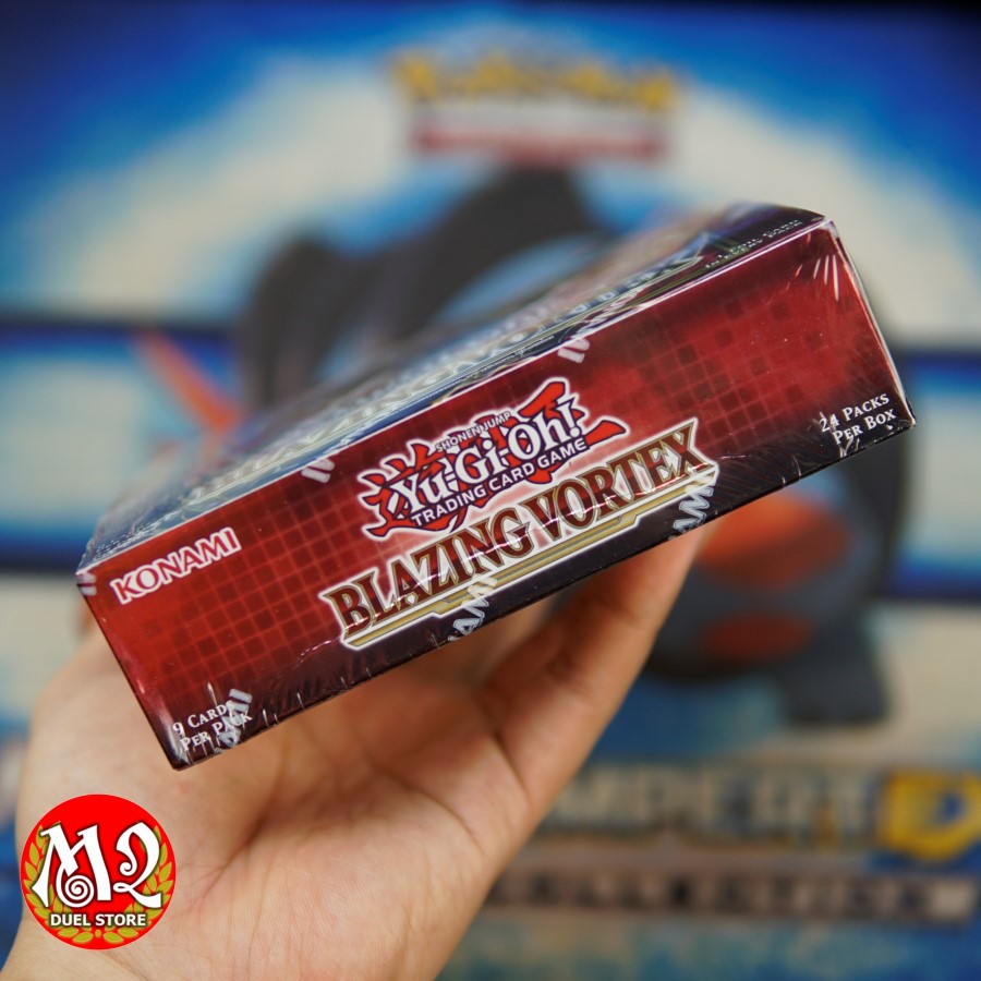 Hộp thẻ bài thật Blazing Vortex Booster Box Yugioh - 24 Booster Packs - Nhập khẩu Hoa Kỳ USA