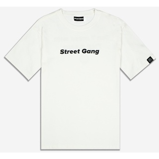 Áo thun Chữ basic - Trắng - Street Gang
