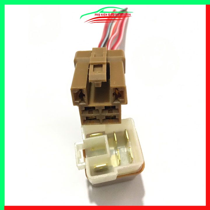 Rơ le ô tô 12V 6 chân nâu