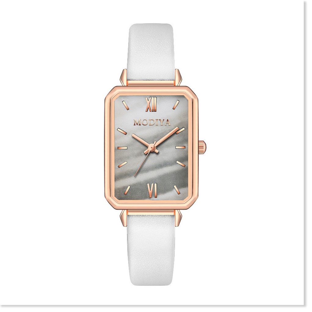 Đồng hồ nữ dây da PANDAWATCH mặt vuông phong cách cổ điển thời trang | BigBuy360 - bigbuy360.vn