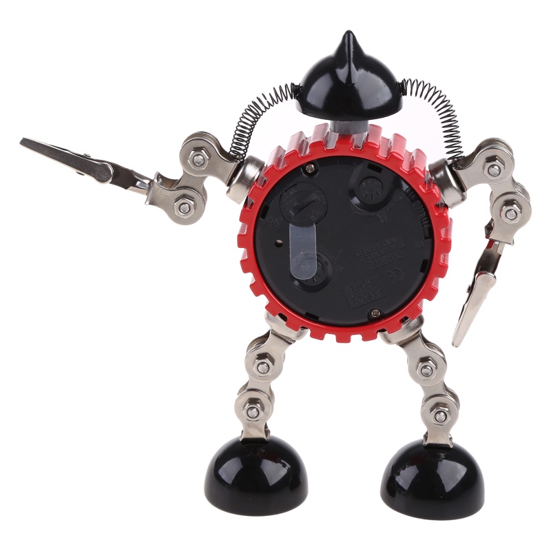 Đồng Hồ Báo Thức Để Bàn Hình Robot AOTO Sáng Tạo Không Gây Tiếng Ồn Cho Học Sinh