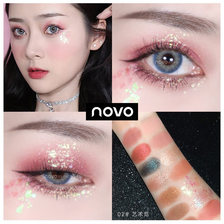 Bảng Phấn Mắt Nhũ Lì 16 Ô Màu NOVO We're Coco Girl | BigBuy360 - bigbuy360.vn