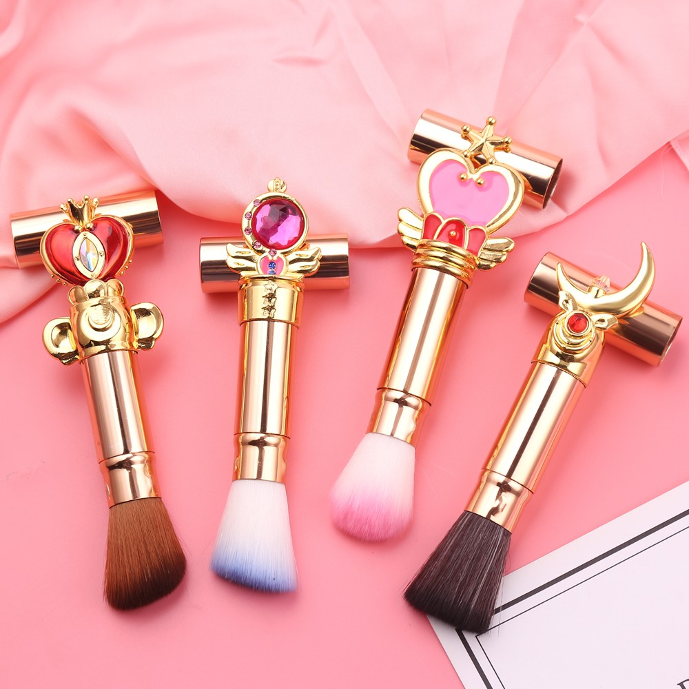 Cọ đánh phấn phủ/phấn má hồng trang điểm thiết kế theo anime Cardcaptor Sakura/Sailor Moon