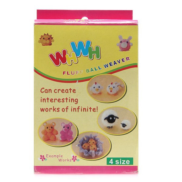 Dụng Cụ Tạo Bông Len - Pom Pom Maker Fluff Ball Weaver