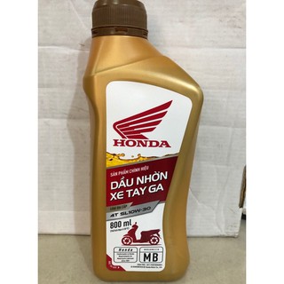 Nhớt Honda tay ga cao cấp 4T SL10W-30 800ml