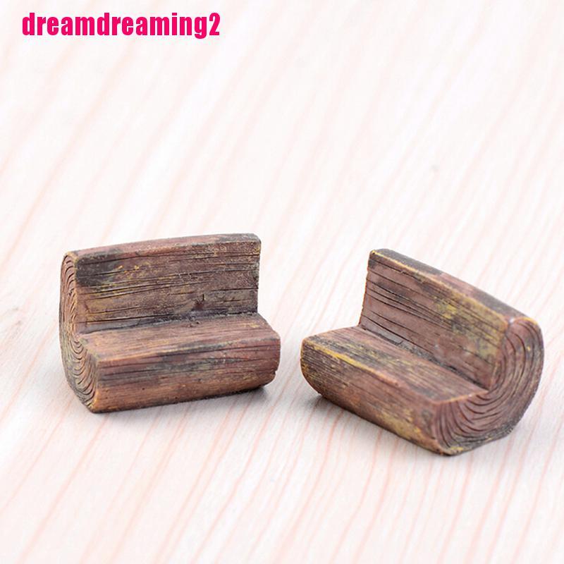 Ghế Dài Mini Trang Trí Nhà Búp Bê Xinh Xắn