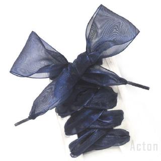 Dây giày vải lụa satin nhiều màu sắc