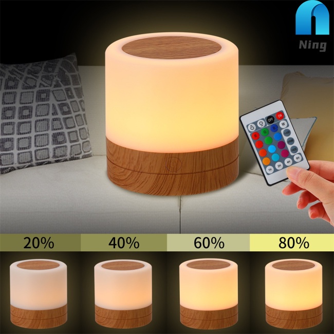 Đèn Ngủ Rgb Cảm Biến Điều Khiển Từ Xa Thay Đổi Màu Sắc Dành Cho Phòng Khách / Phòng Ngủ