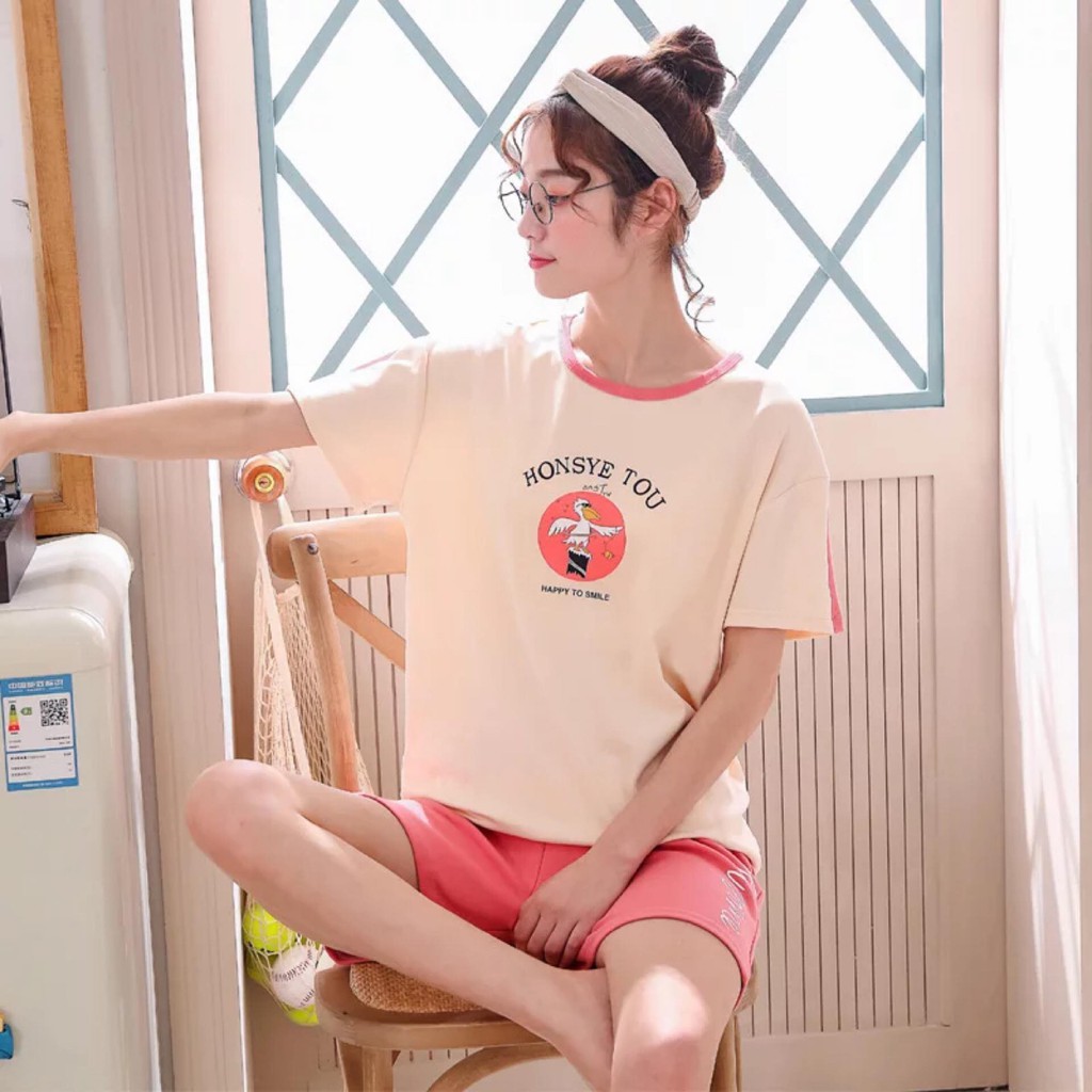 Bộ Quần Áo Ngủ Nữ Thoáng Mát, Thoải Mái Với Họa Tiết Đẹp Nhiều Màu Có Các Size M, XL, 2XL, 3XL SHOP HAMI AN01