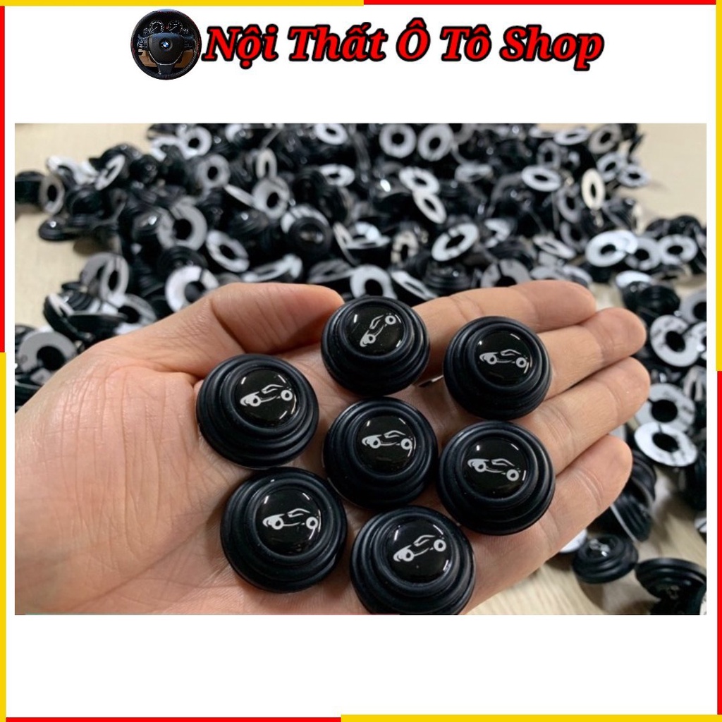 Nút Đệm Giảm Chấn Cửa Xe Hơi - Ô Tô Giảm Lực Đóng Chống Sốc Màu Đen Có Logo | Phụ Kiện Chính Hãng - Nội Thất Ô Tô Shop