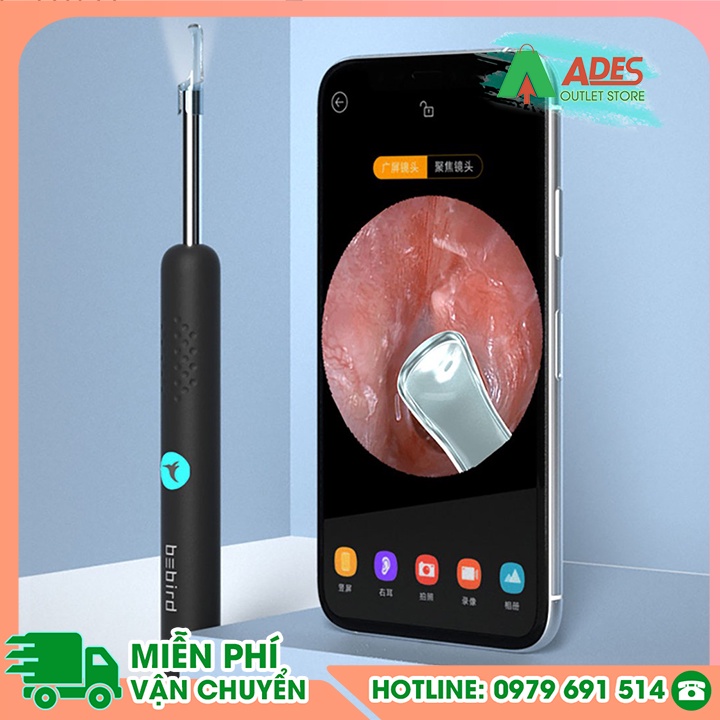 Dụng cụ lấy ráy tai thông minh Xiaomi Bebird R1 / Bebird R3 - Bảo Hành Chính Hãng