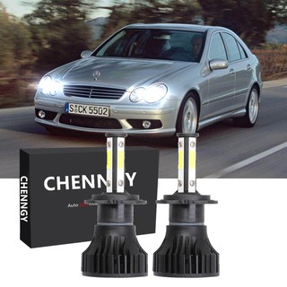 Dành Cho Xe Mercedes Benz W211 W210 W124 W212 W204 W203 W205 W220 W221 - 2pc 6000K Combo Bóng Đèn Pha LED Bộ Chuyển Đổi Chùm Thấp Cao