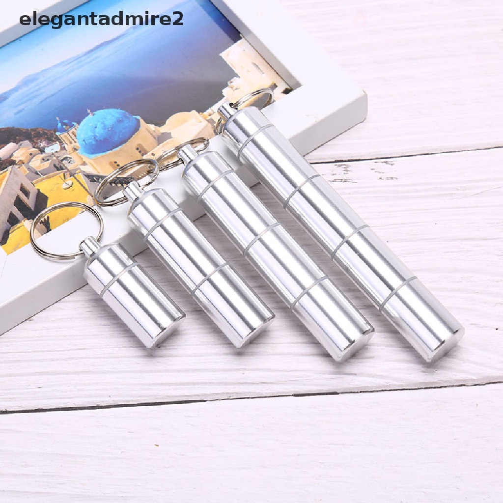 Móc Khóa Hình Viên Con Nhộng 17mm Bằng Nhôm Chống Nước Tiện Dụng