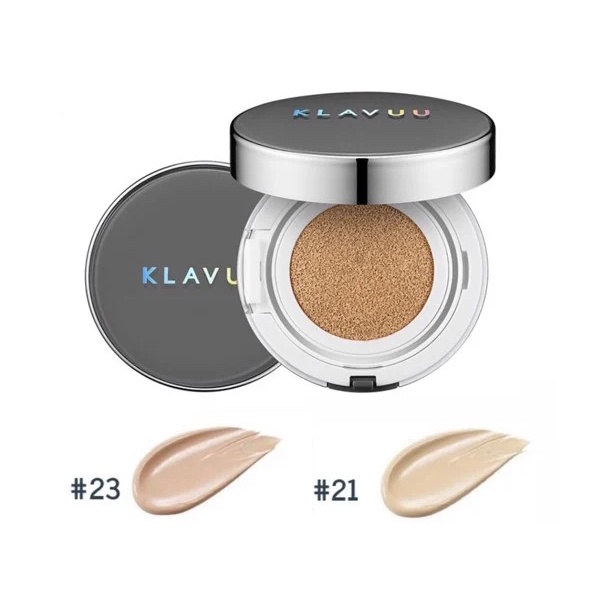 Phấn Nước KLAVUU Blue Pearlsation High Coverage Marine Collagen Aqua Cushion Spf50 PA+++ 12g