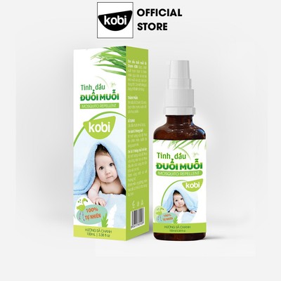 Tinh dầu đuổi muỗi Sả Chanh Kobi 100ml dạng xịt thơm phòng, hỗ trợ xua muỗi