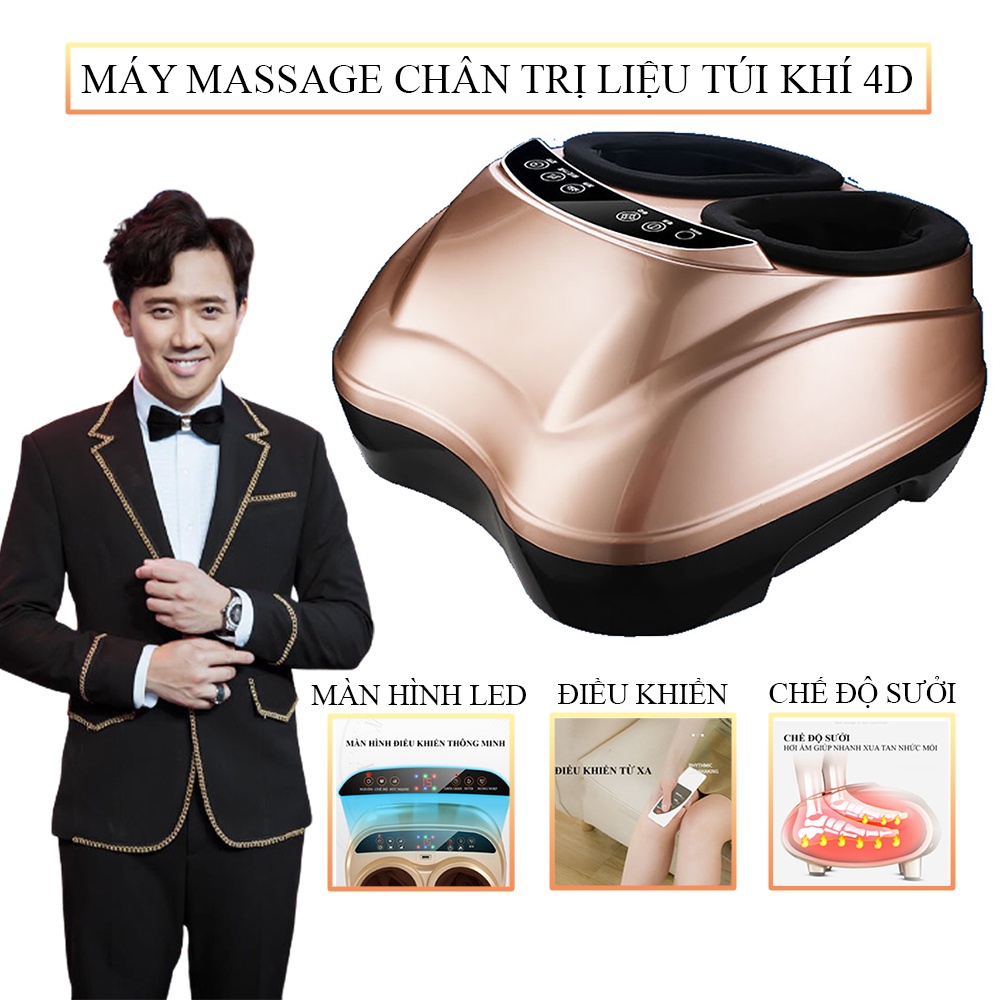 Máy massage chân thế hệ mới, massage chân đa năng trị liệu bàn chân tích hợp nhiều chế độ mới Bảo hành 2 năm