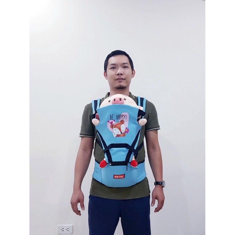 Địu ngồi đa năng 2 trong 1 dành cho bé