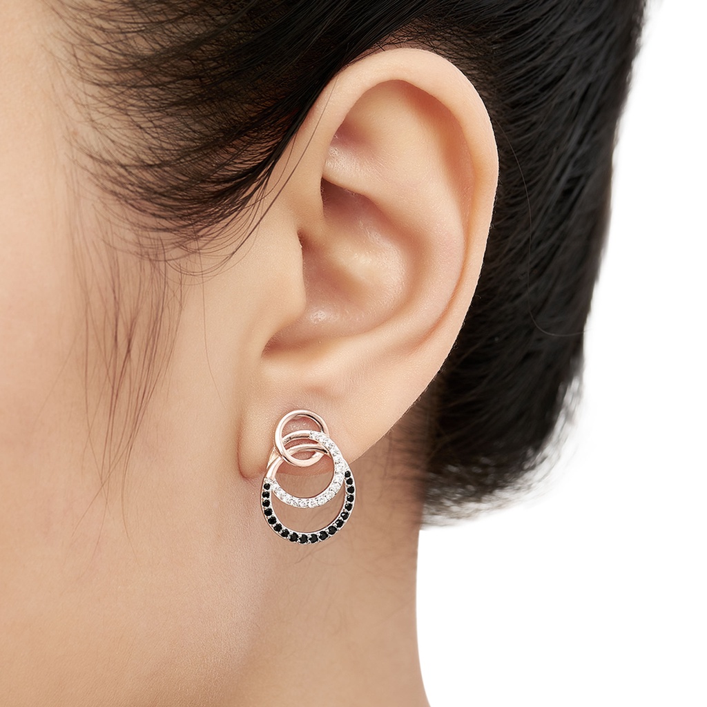 Bông tai Bạc đính đá CZ PNJSilver XMMXH060000