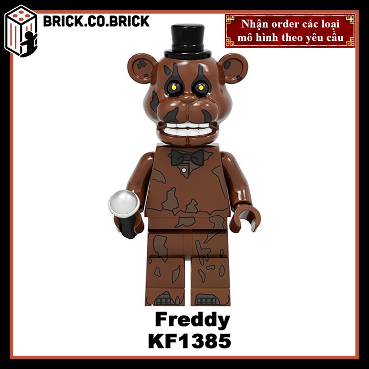 Five Nights At Freddy's Đồ chơi lắp ráp minifigure hoạt hình Bunny Chica Freddy Balloon boy KF6121