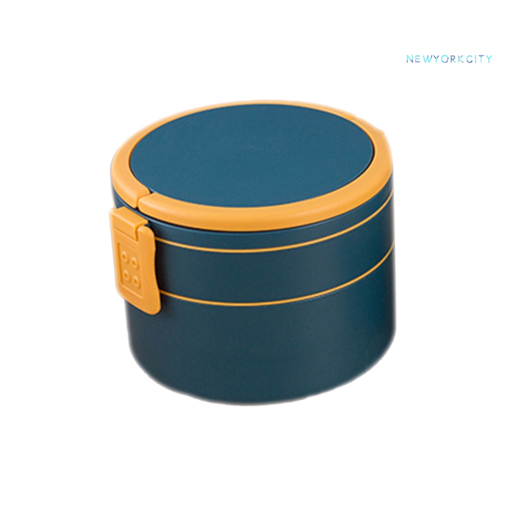 Hộp Đựng Cơm Trưa Hai Tầng Bằng Nhựa Chống Rò Rỉ Phong Cách Nhật Bản NYC 1000ML/1400ML