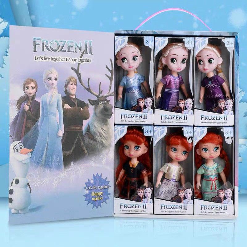 SET 6 BÚP BÊ FROZEN FROM DISNEY Kích thước: 28,5*19*5,1cm