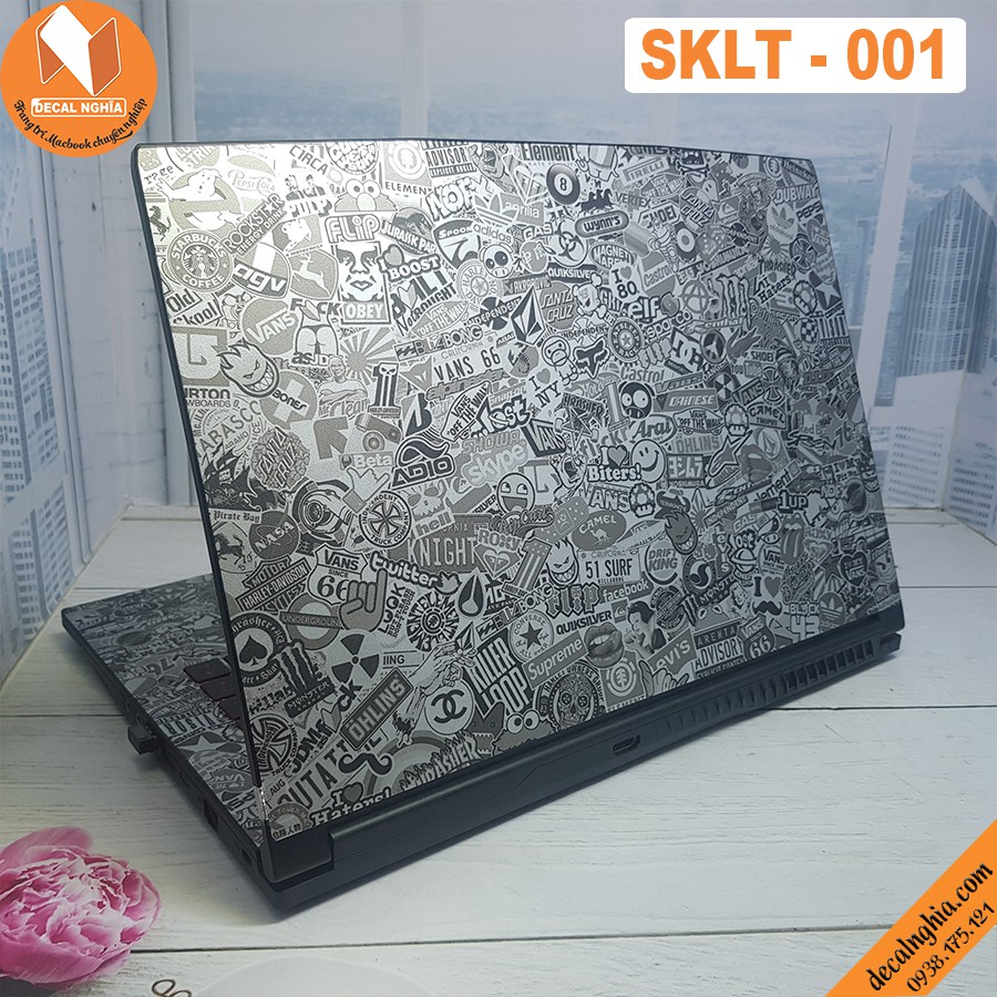 Aluminum skin dán laptop MSI-GV72-7RD