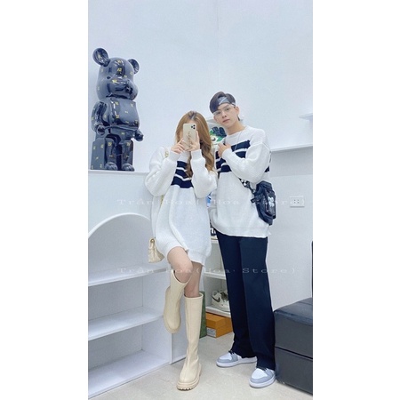 Áo Len kẻ ( ảnh thật shop chụp ) | BigBuy360 - bigbuy360.vn