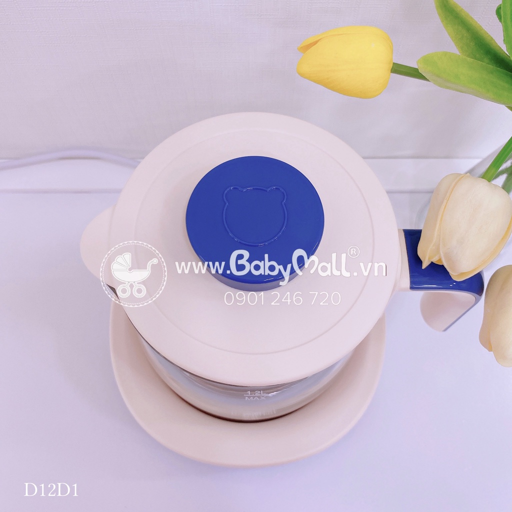 Máy Đun Nước Bear Đa Năng Thông Minh Khử Clo Pha Sữa An Toàn Cho Bé - D12D1