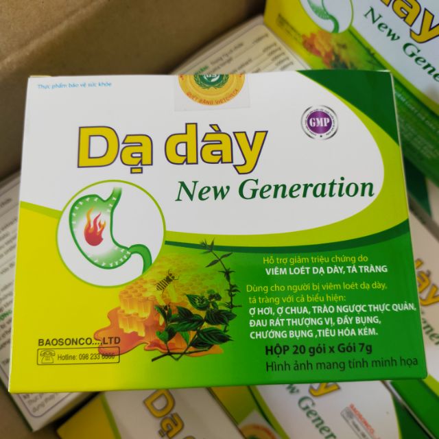 Dạ dày New Generation( hộp 20gói bột) HSD: 2027