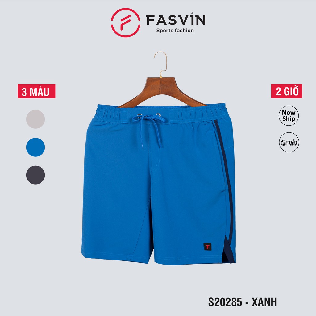 Quần đùi thể thao nam Fasvin S20285.HN vải gió chun mềm mại co giãn thoải mái