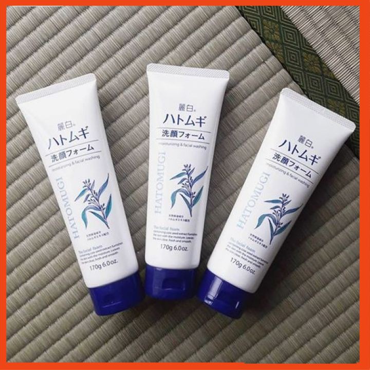 Sữa rửa mặt Hatomugi [FREE SHIP_AUTH] 130g và 170g Nhật bản