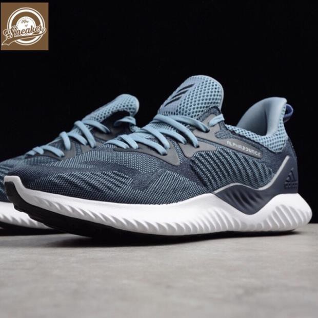 Xả (Xả Kho) Giầy thể thao Alphabounce beyond navy xanh thẫm thời trang nam, nữ 2020 * 2021 ♡ .