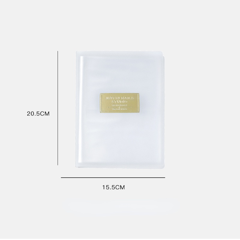 Sách Dán Móng Tay 20 Ngăn 80 Ngăn Trong Suốt Với Album 3D Thông Dụng