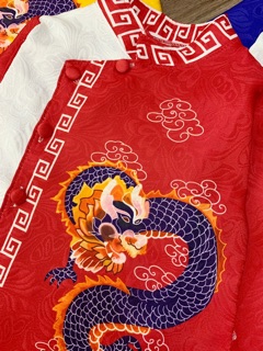 Áo dài gấm loại 1 cho bé trai(hết đỏ)