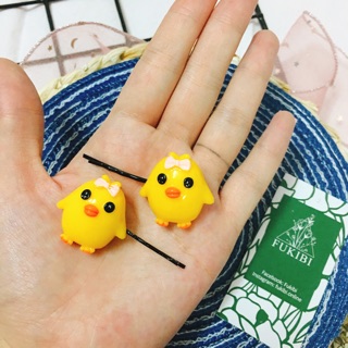 CỘT TÓC, KẸP TÓC, CÀI ÁO VỊT NƠ HỒNG ẢNH THẬT