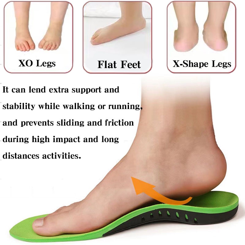 Tốt Nhất Chỉnh Hình Giày Đế Đế Cho Giày Vòm Chân Miếng Lót X / O Loại Chân Chỉnh Chân Đế Vòm Chân Đế Hỗ Trợ Giày Thể Thao Chèn