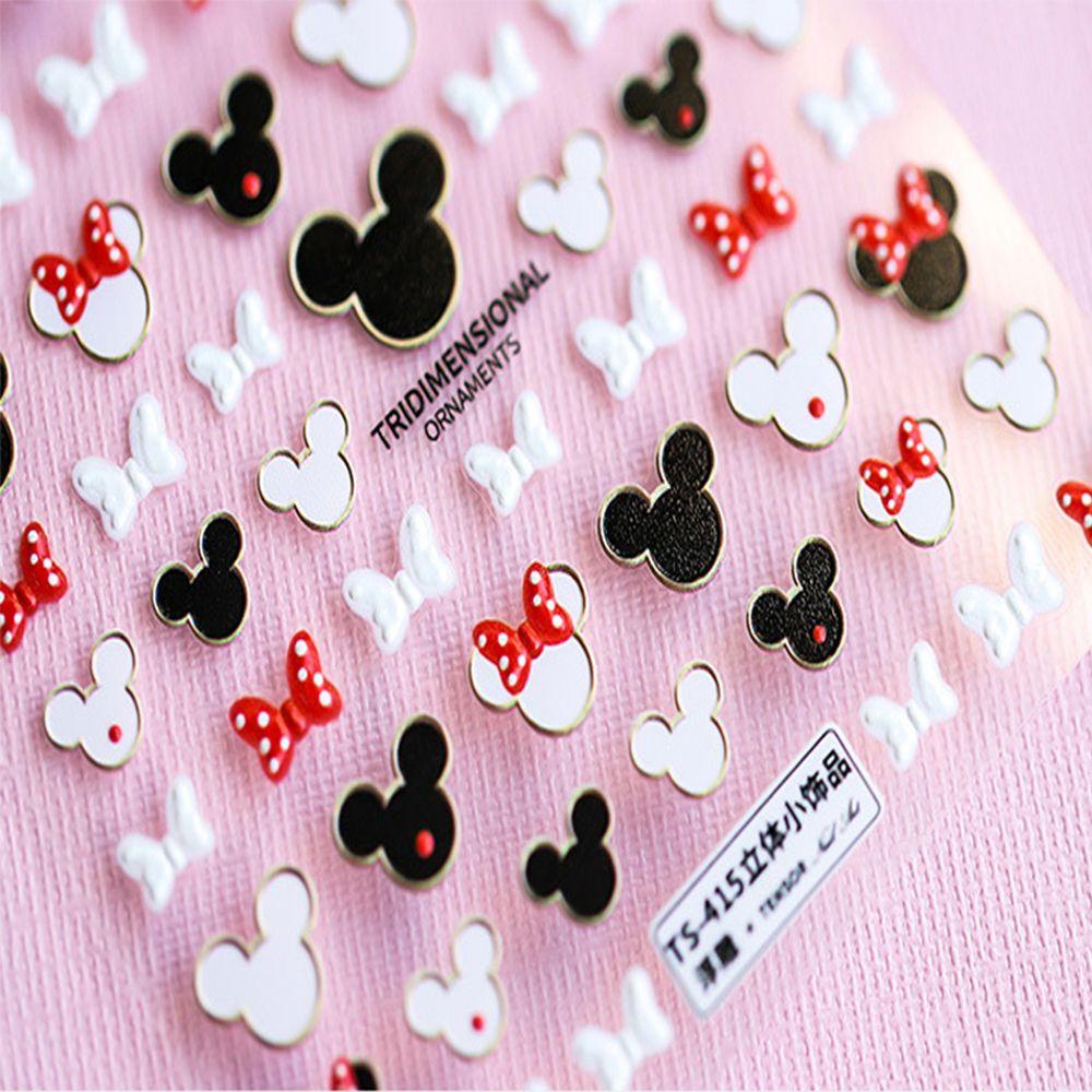 [Hàng mới về] Miếng dán móng tay thủ công nhiều họa tiết dễ thương có keo tự dính cho trẻ em