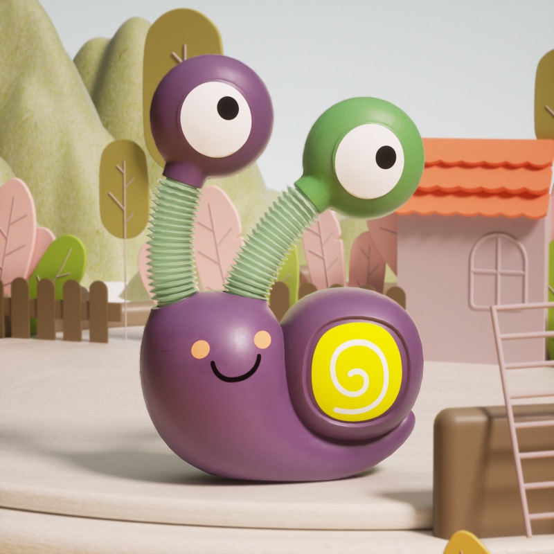 Đồ Chơi Ống Nhòm Có Chuông Hình Ốc Sên Vui Nhộn Cho Bé