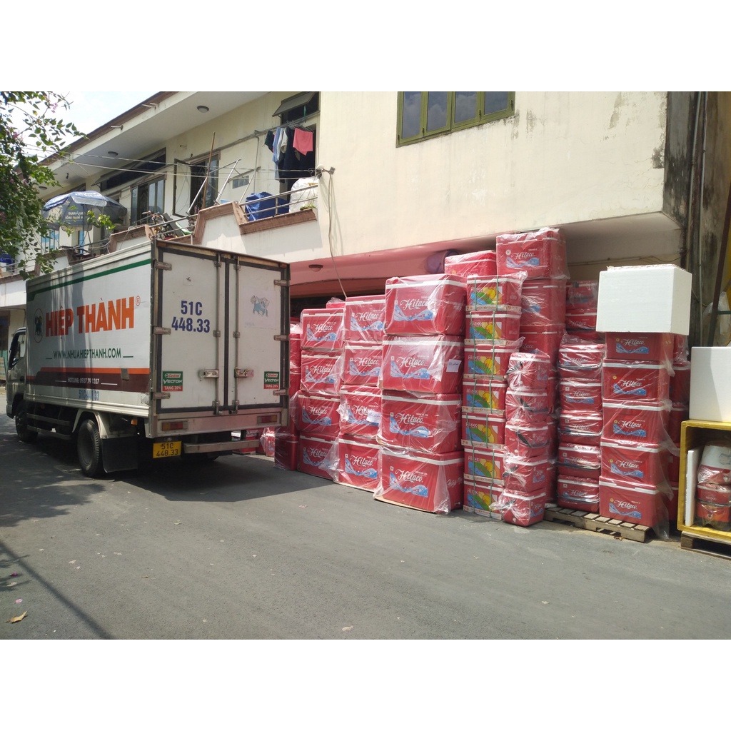 Thùng đá nhựa 200 Lít  Hitaco hai nắp ,siêu bền, giữ lạnh lâu-có bánh xe đẩy