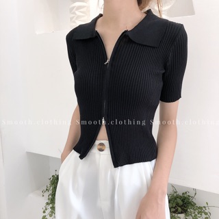 Áo len kéo khoá 2 đầu