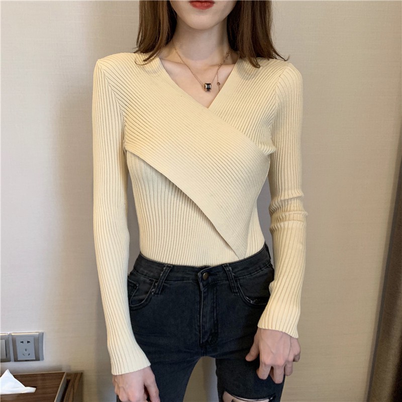 Chic Knit sweaters Spot New autumn and winter sweaters Daily Korean version New outfit