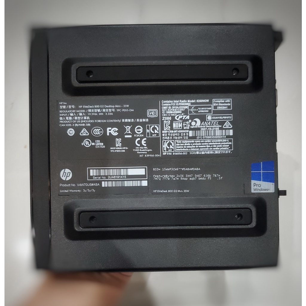 Máy tính Mini HP 800 G2 DM/CPU I5 6600T 4X4 LUỒNG/RAM 8G/NVME 128G/MÁY TÍNH HỌC ONLINE/MÁY MINI PC NHỎ/MÁY BỘ HP MINI | BigBuy360 - bigbuy360.vn