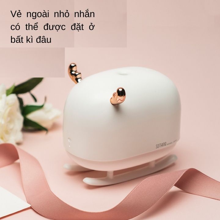 Máy phun sương hình hươu tạo độ ẩm không khí kết hợp đèn ngủ tự động tắt DSHJ-H-009 260ml