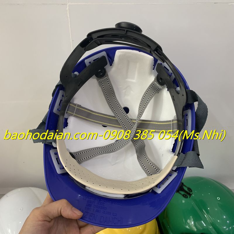 Nón bảo hộ lao động kiểu 3M có mút xốp bảo vệ đầu N08