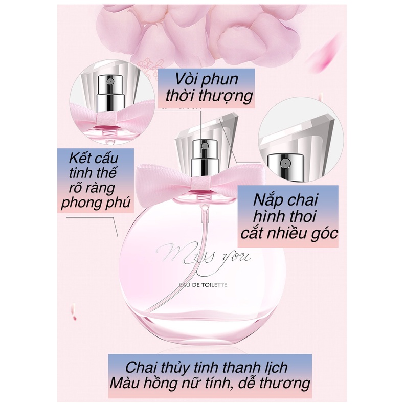 Combo 3 chai nước hoa nữ thơm lâu dịu nhẹ Miss-Love hương thơm ngọt ngào, giữ mùi lâu, xịt thơm toàn thân 115ml PN003