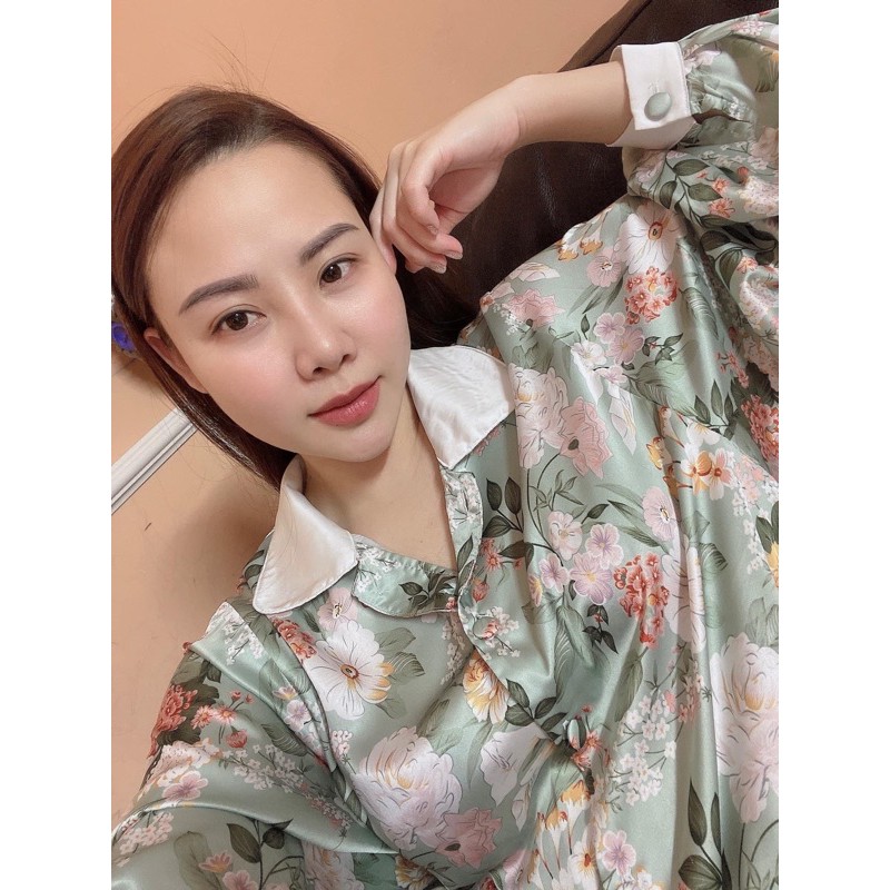 PIJAMA HOẠ TIẾT TAY PHỒNG CAO CẤP | BigBuy360 - bigbuy360.vn
