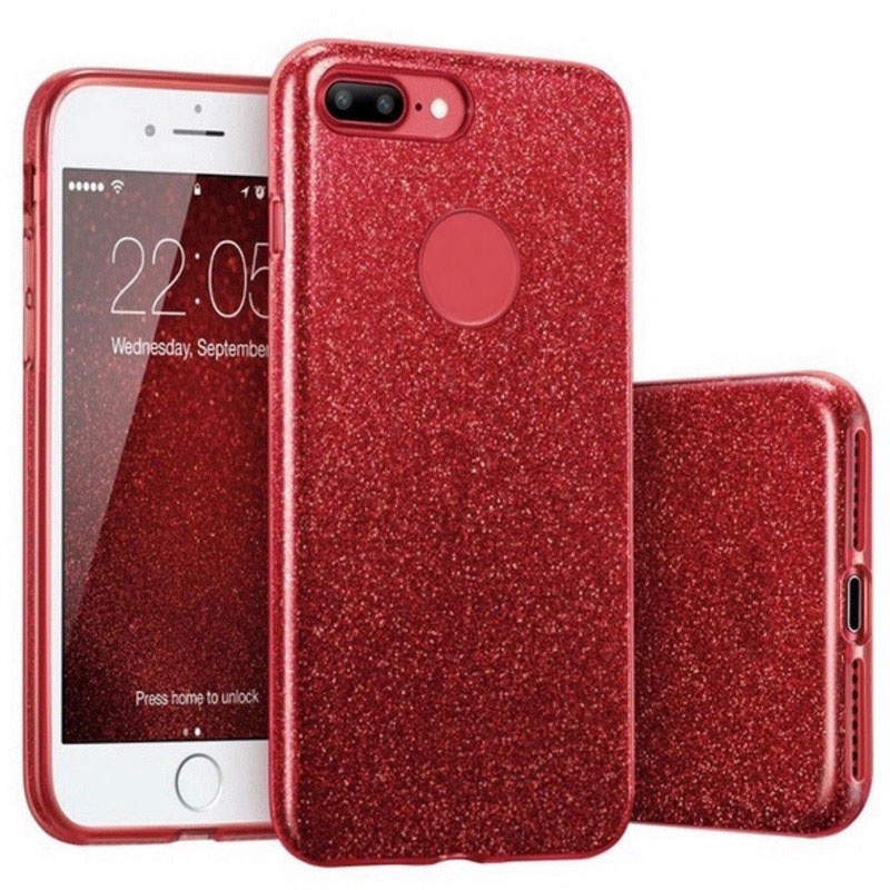 Ốp Điện Thoại PC / TPU 3 Trong 1 Phối Kim Tuyến Lấp Lánh Sang Trọng Cho iphone 11 pro Max 6s 7 8 plus X XR XS Max
